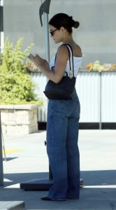 Lucy Hale in a White Top