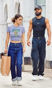 Rachel Zegler in a Grey Tee
