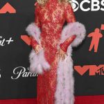 Sabrina Carpenter Attends 2025 MTV Video Music Awards in New York 09/07/2025