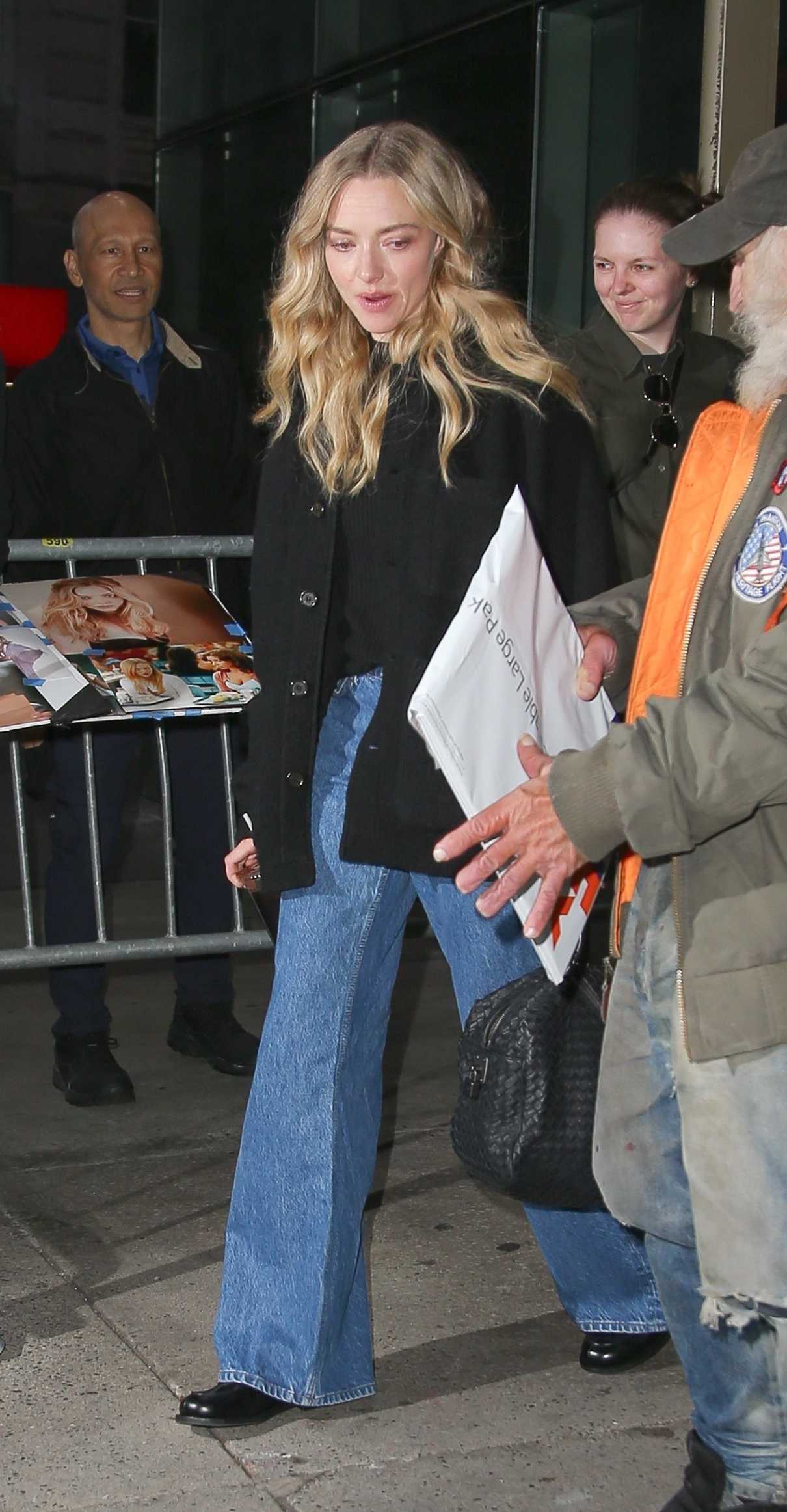 Amanda Seyfried in a Black Jacket