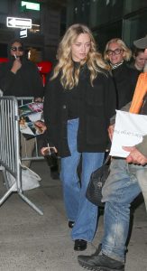 Amanda Seyfried in a Black Jacket