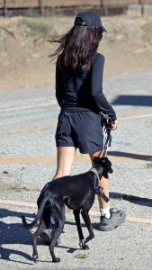 Jenna Ortega in a Black Cap