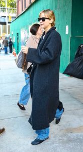 Jennifer Lawrence in a Black Coat