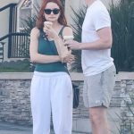 Joey King in a White Sweatpants Was Seen Out with Steven Piet in Los Feliz 09/30/2025