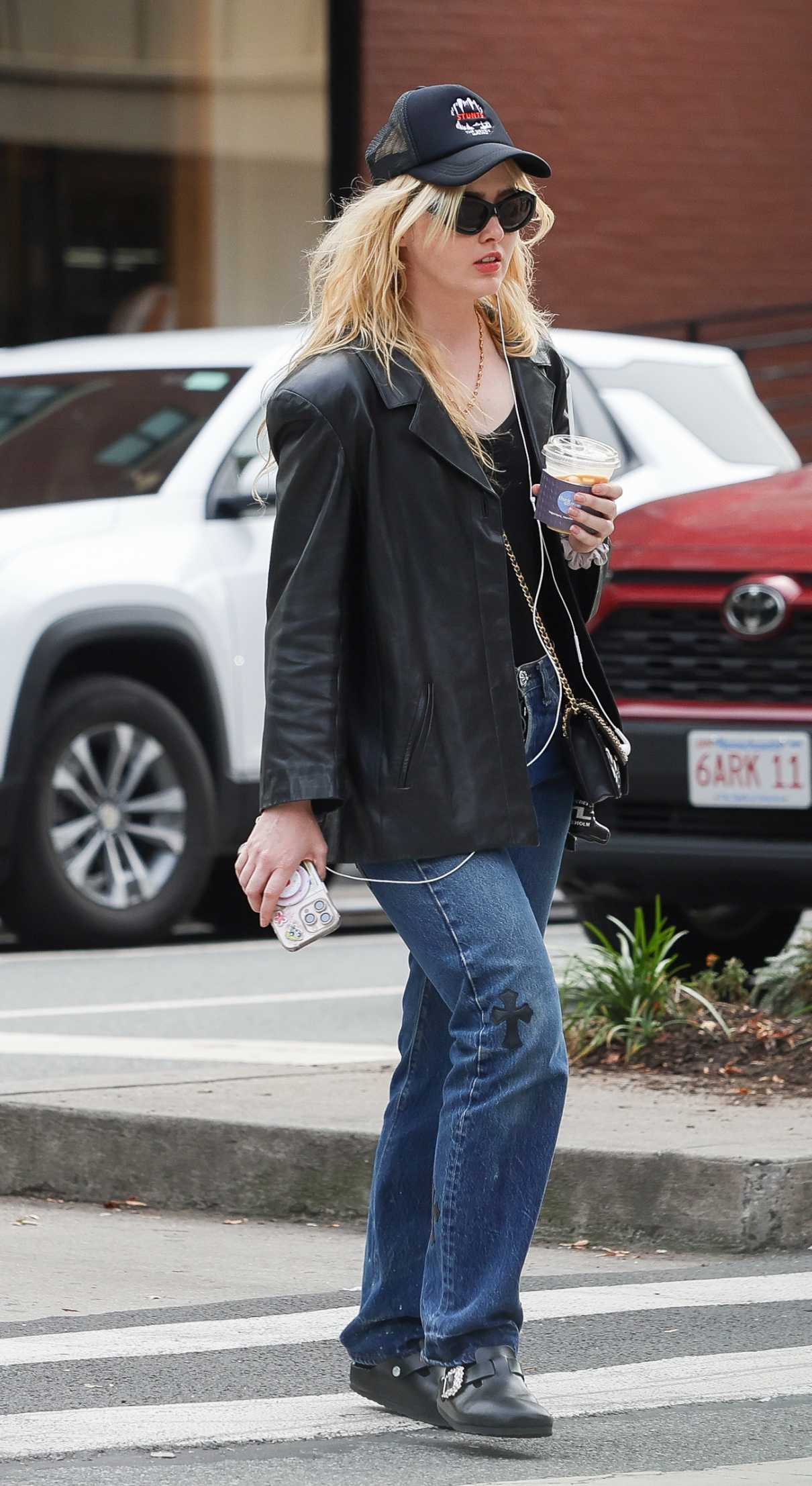 Kathryn Newton in a Black Cap