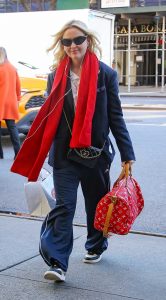 Kathryn Newton in a Navy Blazer