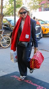 Kathryn Newton in a Navy Blazer