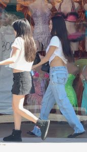 Madison Beer in a White Tee