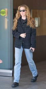 Miley Cyrus in a Blue Jeans