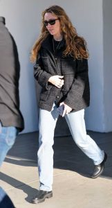 Miley Cyrus in a Blue Jeans