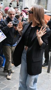 Natalie Portman in a Black Blazer