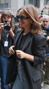 Natalie Portman in a Black Blazer