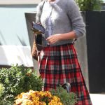 Olivia Rodrigo in a Plaid Skirt Out for Lunch in New York City 10/22/2025