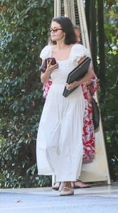 Selena Gomez in a White Dress