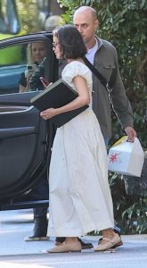 Selena Gomez in a White Dress