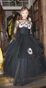 Ariana Grande in a Black Dress