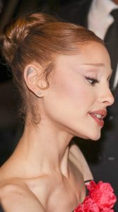 Ariana Grande in a Black Dress