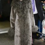 Ariana Greenblatt in a Grey Coat Was Seen Outside CBS Studios in New York City 11/10/2025