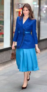 Elizabeth Olsen in a Blue Blazer