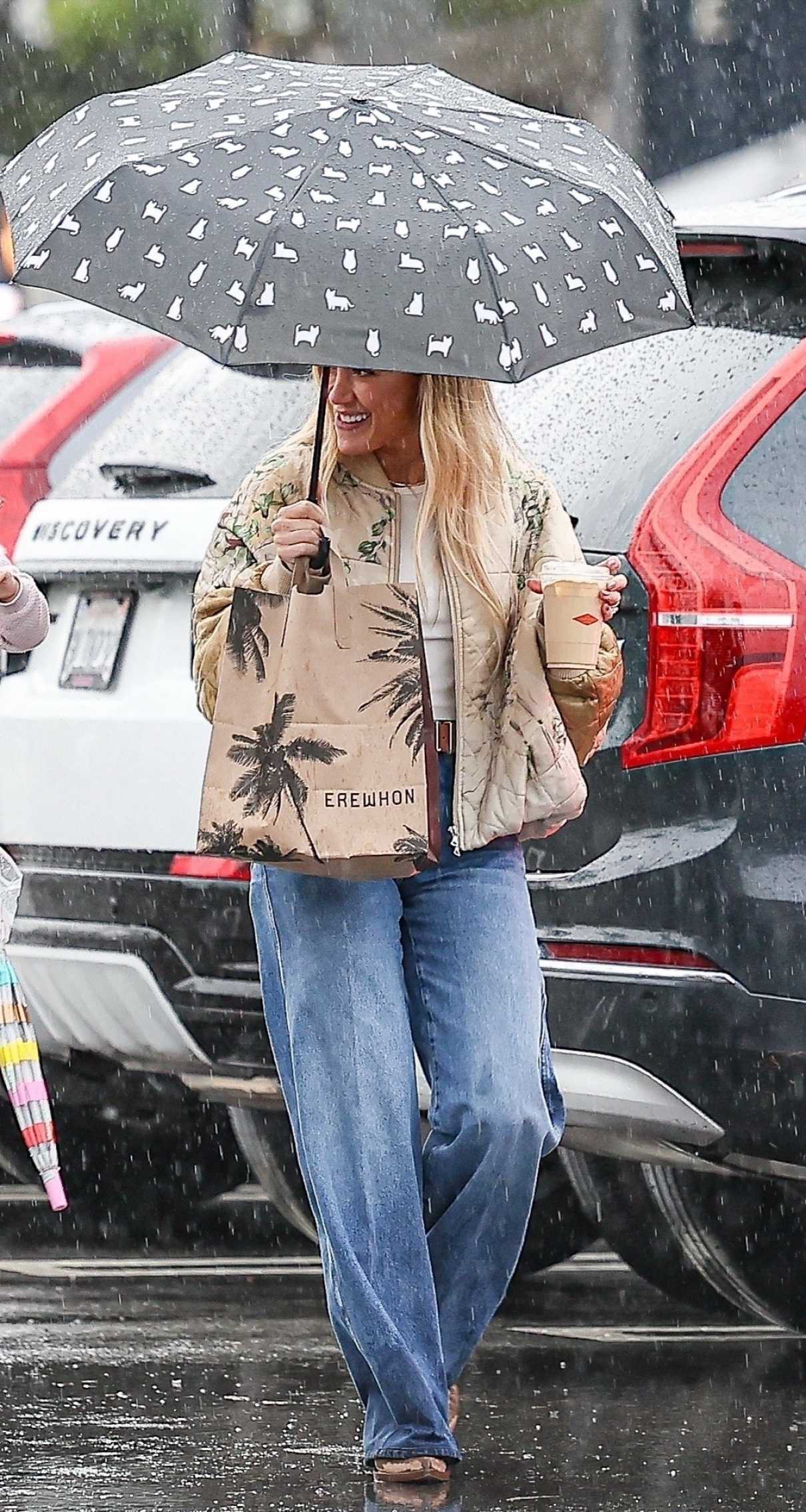 Hilary Duff in a Blue Jeans