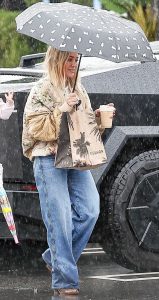 Hilary Duff in a Blue Jeans