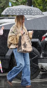 Hilary Duff in a Blue Jeans