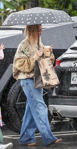 Hilary Duff in a Blue Jeans