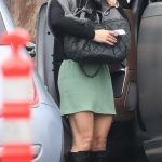 Hilary Duff in a Green Skirt Was Seen Out in Los Angeles 11/12/2025