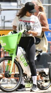 Jessica Alba in a White Tee