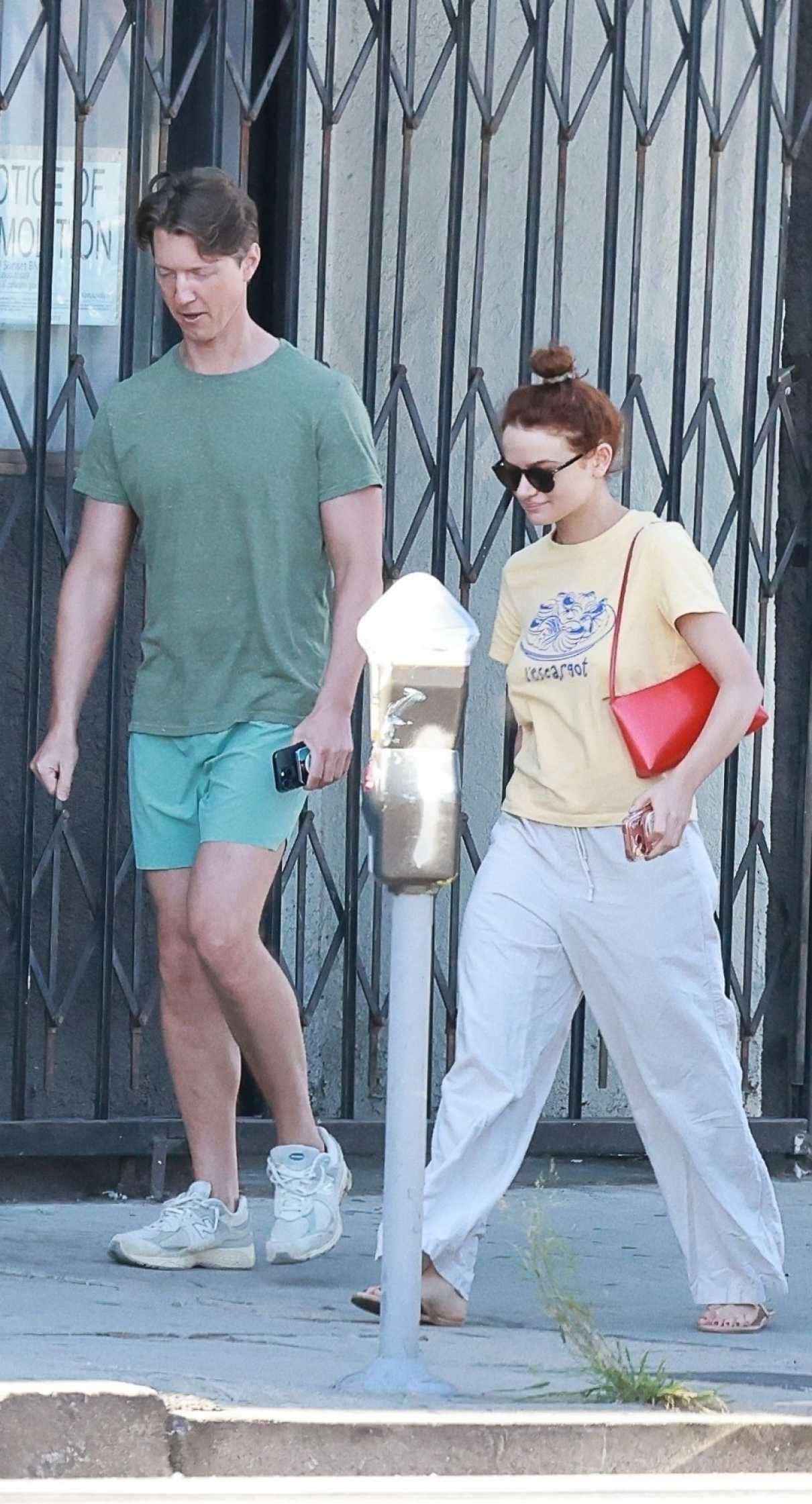 Joey King in a Yellow Tee