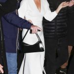 Kate Hudson in a White Dress Leaves Her Hotel in Paris 11/24/2025