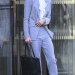 Kate Middleton in a Grey Pantsuit Arrives at Salesforce Tower to Attend Summit in London 11/18/2025