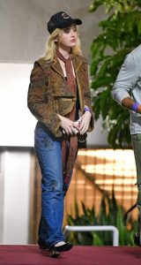 Kathryn Newton in a Black Cap