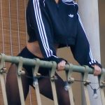 Kendall Jenner on the Set of an Adidas Campaign Photoshoot in Pasadena 11/13/2025