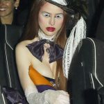 Madelaine Petsch Arrives to the Vas J Mrogan and Michael Braun 2025 Annual Halloween Party in Los Angeles 10/31/2025