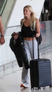 Olivia Dunne in a Black Top