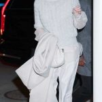 Sydney Sweeney in a Grey Sweater Arrives at the Christy Screening in New York 11/05/2025