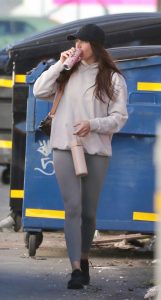 Ana de Armas in a Black Cap