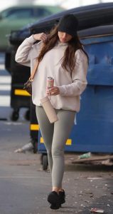 Ana de Armas in a Black Cap