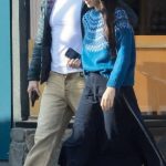 Caylee Cowan in a Black Skirt Was Seen Out for Lunch with Casey Affleck at Encanto in Los Feliz 12/20/2025