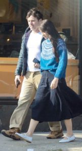 Caylee Cowan in a Black Skirt