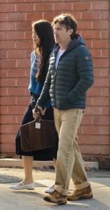 Caylee Cowan in a Black Skirt