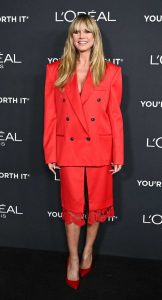 Heidi Klum Attends 2025 L’Oreal Paris Women of Worth Celebration in Los