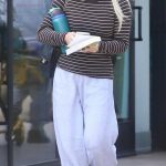 Hilary Duff in a Black Adidas Sneakers Leaves a Bookstore in Studio City 12/02/2025