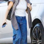 Hilary Duff in a White Tee Was Seen Out in Los Angeles 12/11/2025
