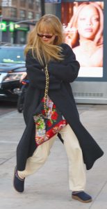 Jennifer Lawrence in a Black Coat