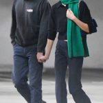 Kaia Gerber in a Black Polo Was Seen Out with Lewis Pullman in Los Angeles 12/12/2025