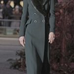 Kate Middleton in a Green Coat Arrives at the Together at Christmas Carol Service in London 12/05/2025