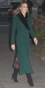 Kate Middleton in a Green Coat