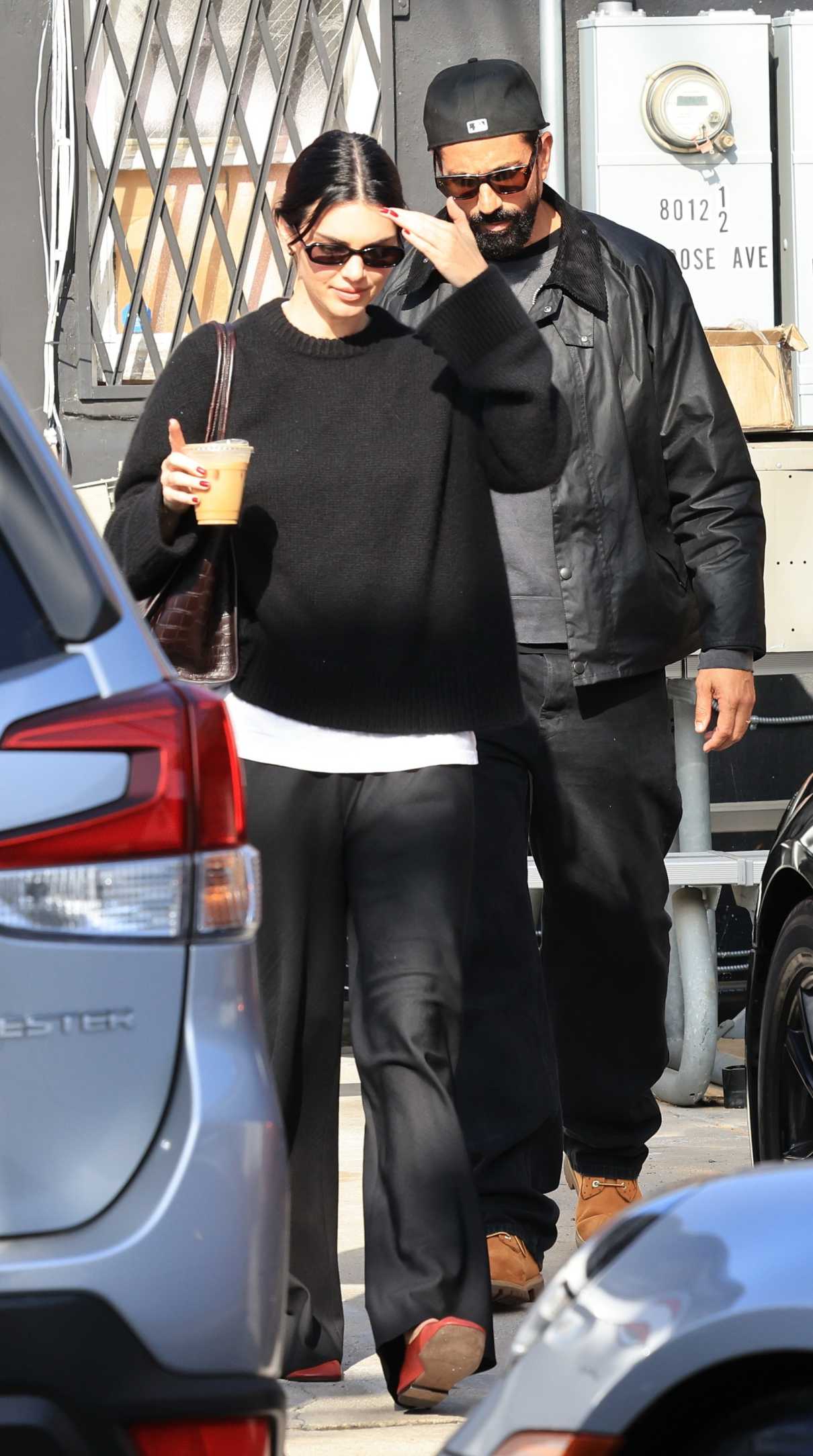 Kendall Jenner in a Black Sweater